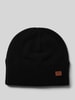 Barts Beanie mit Label-Applikation Modell 'LACKE' Black