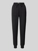 Fynch-Hatton Slim Fit Sweatpants mit Tunnelzug Black