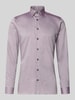 OLYMP No. Six Super Slim Fit Businesshemd aus Baumwoll-Mix Rot