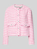 WHITE LABEL Blazer mit Fransen Pink