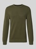 Marc O'Polo Regular Fit Pullover aus reiner Baumwolle Oliv