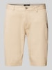 Fynch-Hatton Regular Fit Bermudas mit Gürtelschlaufen Modell 'summer' Sand