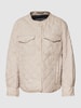 Weekend Max Mara Steppjacke mit Label-Details Modell 'Omero' Sand