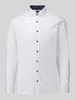 OLYMP No. Six Super Slim Fit Businesshemd aus Baumwoll-Mix Weiss