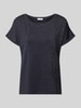 Christian Berg Woman Relaxed Fit T-Shirt aus Viskose-Mix Dunkelblau