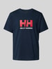 Helly Hansen T-shirt met labelprint Marineblauw