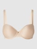 Chantelle Beugelbeha van microvezel, model 'Chic Essential' Beige