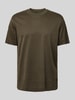 Emporio Armani T-Shirt mit Label-Print Oliv