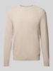 Marc O'Polo Loose fit pullover met ronde hals Offwhite