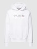 Tommy Hilfiger Hoodie met labelprint Wit