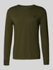 Polo Ralph Lauren Regular fit shirt met lange mouwen en logostitching, model 'Jersey' Olijfgroen