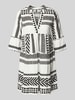 Vero Moda Figurumspielendes Tunikakleid aus reiner Baumwolle Modell 'DICTHE' Black