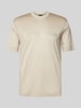 Emporio Armani T-Shirt mit Label-Stitching Beige