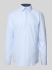 BOSS Slim Fit Business-Hemd mit Kentkragen Modell 'Hank' Bleu