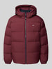 Tommy Jeans Regular fit donsjack met veren Bordeaux