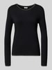 Liu Jo White Pullover aus Viskose-Mix Modell 'Maglia Chiusa' Black