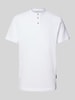 Tom Tailor Regular Fit Poloshirt mit Strukturmuster Weiss