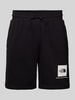 The North Face Regular Fit Sweatshorts mit Label-Print Black