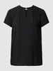 Calvin Klein Womenswear Blouseshirt met druppelvormige hals Zwart