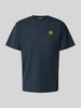 Forét T-Shirt mit Motiv-Stitching Modell 'TOURNESOL' Marine