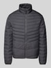 Jack & Jones Steppjacke mit Stehkragen Modell 'STATE' Anthrazit