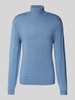 MCNEAL Strickpullover mit Rollkragen Jeansblau Melange