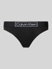 Calvin Klein Underwear String met elastische band met logo Zwart