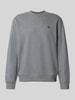 Calvin Klein Jeans Sweatshirt mit Label-Stitching Mittelgrau