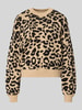 NOISY MAY® Relaxed Fit Pullover aus Viskose-Mix Modell 'Charlott' Beige Melange