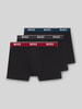 BOSS Boxershort van katoenmix in set van 3 Zwart