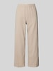 Angels Spodnie materiałowe o kroju regular fit z elastycznym pasem model ‘Linn Jump’ Piaskowy