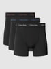 Calvin Klein Underwear Trunks mit elastischem Bund im 3er-Pack Black