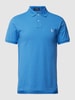 Polo Ralph Lauren Slim Fit Poloshirt mit Logo-Stitching Blau