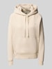 G-Star Raw Hoodie met labelstitching Offwhite