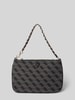GUESS Shoulder Bag mit Allover-Brand-Stickereien Black