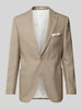 Carl Gross Regular fit colbert van viscose, model 'Sander' Beige