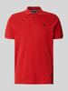 Lerros Poloshirt met labelstitching Rood