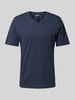 Jack & Jones T-shirt met labeldetail, model 'ORGANIC' Donkerblauw