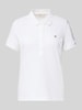 Gant Poloshirt mit Label-Stitching Weiss