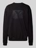 CARLO COLUCCI Sweatshirt mit Rundhalsausschnitt Black