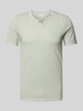 Jack & Jones T-Shirt mit V-Ausschnitt Mint