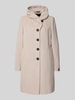 Milo Coats Lange wollen jas met kasjmier, model 'BELLA' Beige