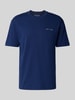 Marc O'Polo Regular Fit T-Shirt aus reiner Baumwolle Royal