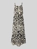 Only Tailliertes Maxikleid mit Allover-Muster Modell 'WINNER' Black
