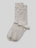 JOOP! Collection Socken mit Label-Print Hellgrau Melange