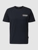 Napapijri T-Shirt mit Label-Print Modell 'KASBA' Black