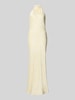 Neo Noir Abendkleid mit Neckholder Modell 'Fiona' Hellgelb