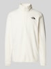 The North Face Sweatshirt mit Label-Stitching Modell 'GLACIER' Weiss