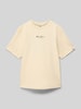 Garcia T-Shirt mit Rundhalsausschnitt Sand