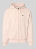 Lacoste Regular Fit Sweatjacke aus Baumwoll-Mix Hellrosa